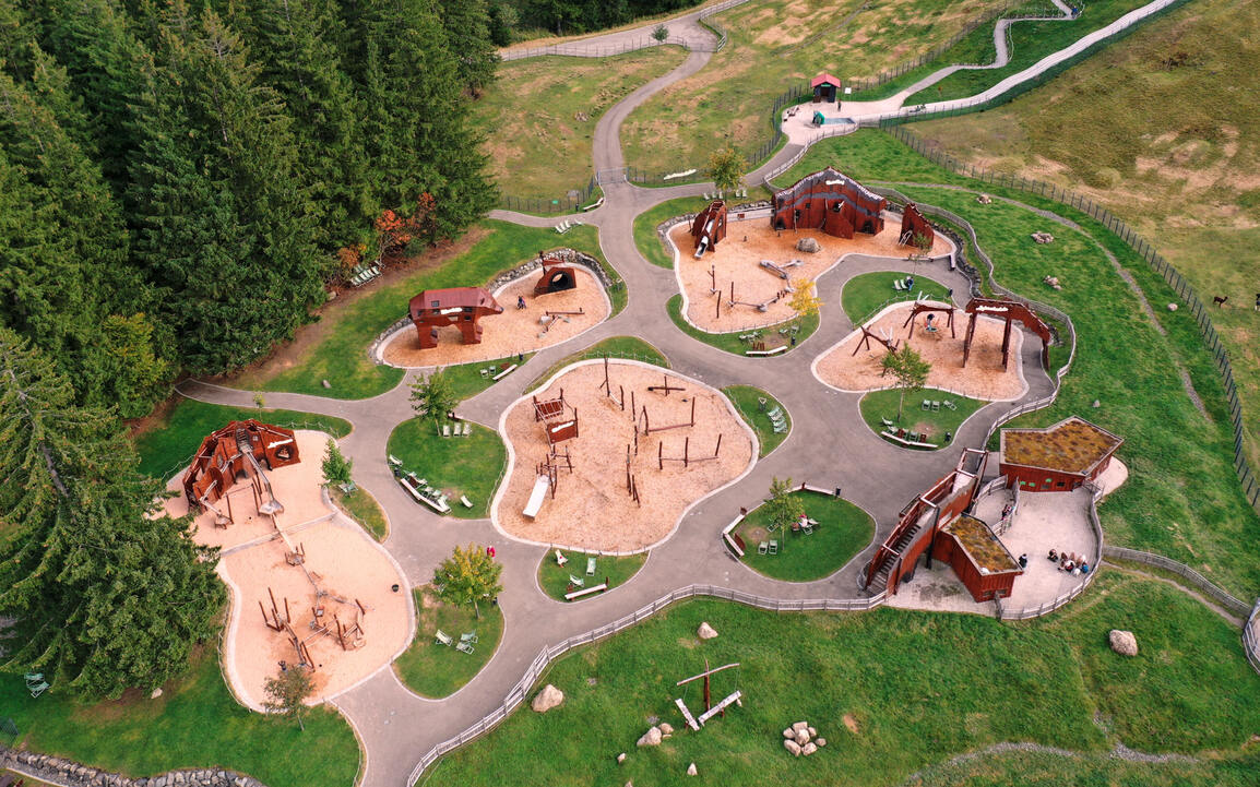 Alpsee Bergwelt Abenteuer Alpe Spielplatz Übersicht