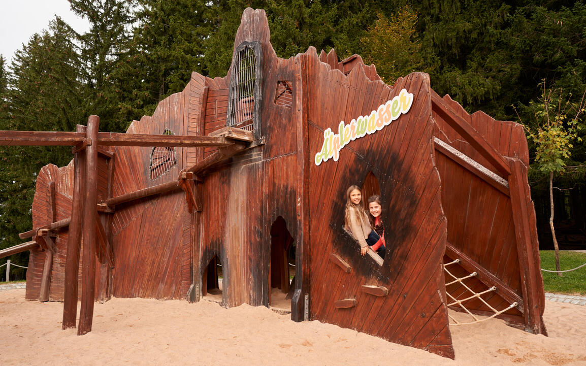 Alpsee Bergwelt Abenteuer Alpe Spielplatz Klettern