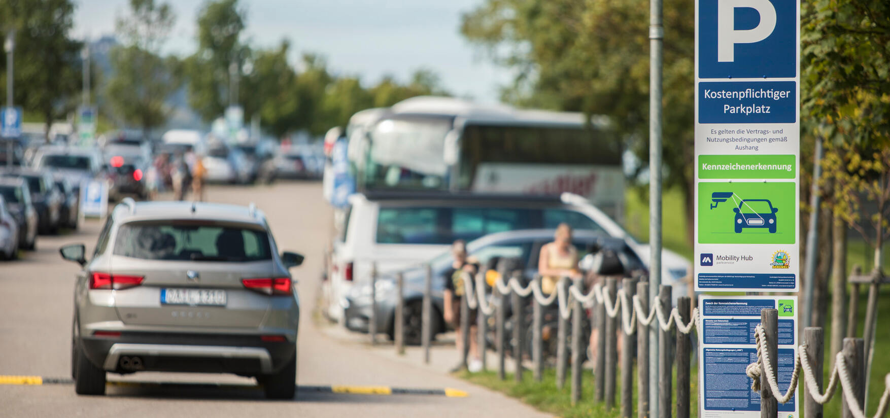 Parken in der Alpsee Bergwelt